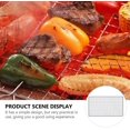 thumbnail image 5 of Alfombrillas para parrilla de barbacoa de acero inoxidable, alfombrilla de malla para parrilla de barbacoa, red para hornear para barbacoa, Picnic, barbacoa, cocina al aire libre (40x20cm), 5 of 5