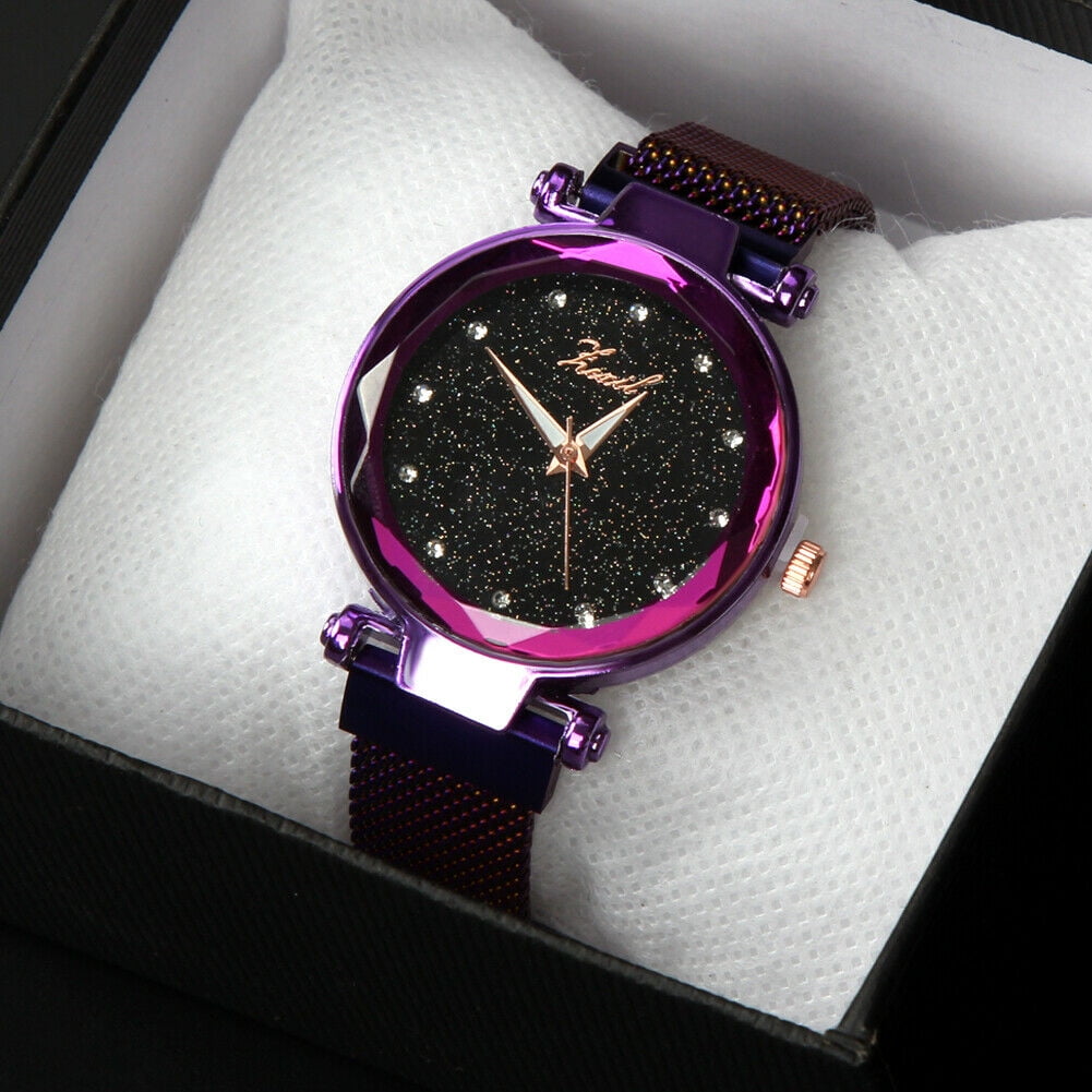Women's Luxury Starry Sky Watch with Magnetic Strap Kuwait Ubuy