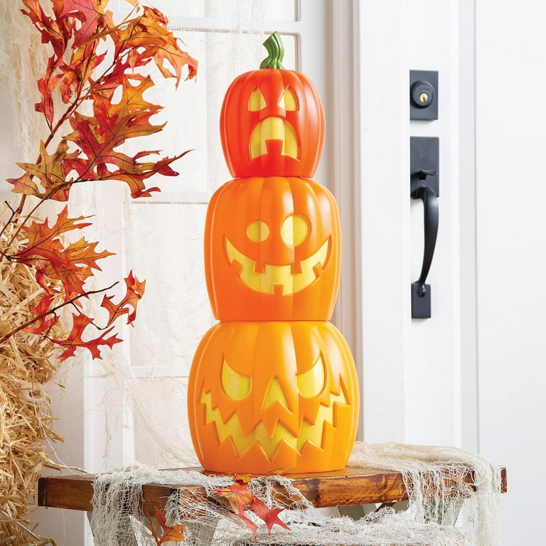 Amscan Halloween Jack-O-Lantern Table Sign - 11" X 12" Glitter Decor Centerpiece