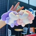 thumbnail image 2 of SharkTRUE Pull Ear Rabbit Doll Long-Eared Rabbit Plush Doll Cartoon Toy Plush, 2 of 8