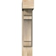 thumbnail image 2 of Ekena Millwork 7 1/2"W x 26"D x 38"H Olympic Block Smooth Bracket w/ Offset Brace, Douglas Fir, 2 of 25