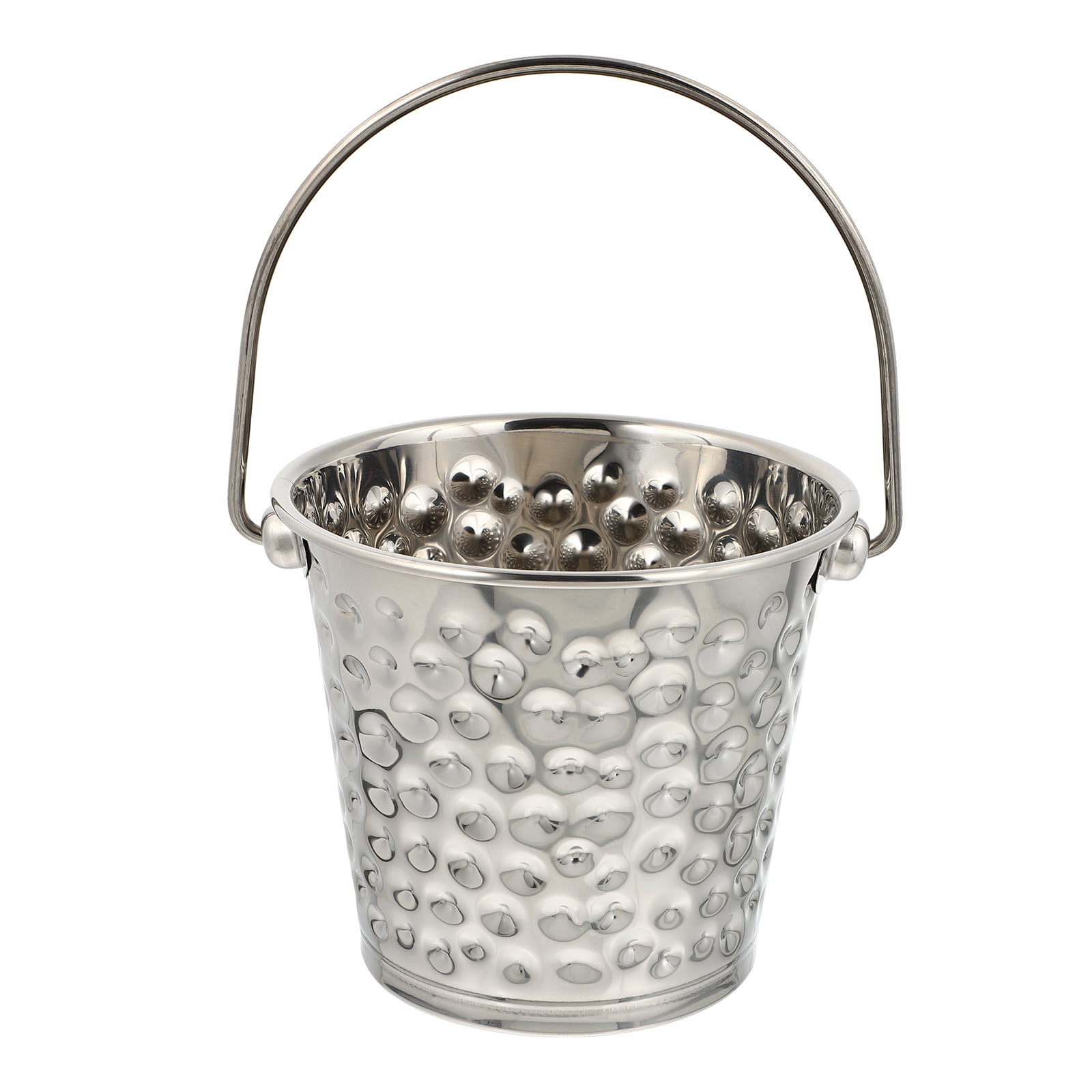 1pc STAINLESS STEEL POINT Ice Wine Bucket BEER bucket for bar SILVER 