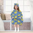 thumbnail image 7 of joogoo Wearable Blanket Hoodie for Ducks on Wavy Oversized Sherpa Hooded 3-14 YR M, 7 of 7