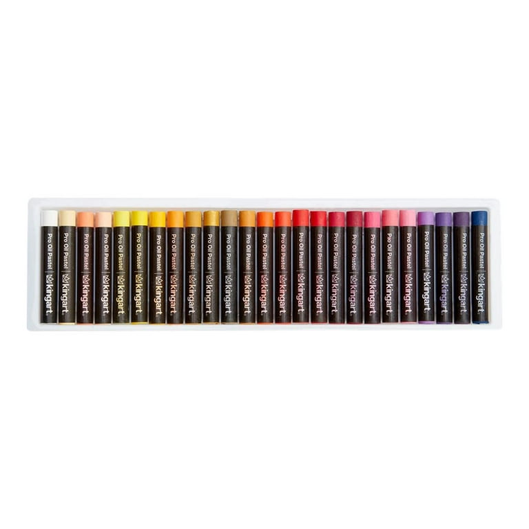 KINGART® PRO Artist Soft Pastels, Set of 24 Unique Colors