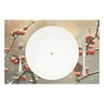 thumbnail image 2 of Ryvnso Placemats Set of 4 Cardinal Winter Dining Mats Heat-Resistant Non-Slip Washable Table Mat, 2 of 8