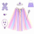 thumbnail image 6 of 【Sxzmall】11Pcs Princess Cape Set, Princess Dress up Clothes for Little Girl, Princess Dresses for Girl 3-8 Years Birthday Gift, 6 of 10