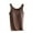 Coffee, variant on WMTBSRSW Women's Plus Size Cami Shaper Tummy Control Padded Bra Camisole Cami Ribbed Compression Tank Top Shapewear Body Shaper Tops