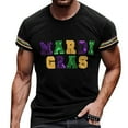 thumbnail image 2 of Gephdiin Graphic Tees Mens T-Shirts Mardi Print T Shirt for Men's Carnival3D Printed T Shirt With Short Sleeves Graphic Tees Men Mens Shirts Polyester Black Xl, 2 of 4