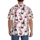 thumbnail image 3 of Balery Watercolor Wine Camisa Casual de Manga Corta con Botones para Hombre, Texturizada, Estilo Cubano, para Playa, Verano-X-Large, 3 of 5