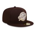 thumbnail image 3 of Men's New Era Brown San Diego Padres 2025 MLB Clubhouse 59FIFTY Fitted Hat, 3 of 7