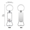 thumbnail image 2 of WIRESTER Household Kitchen Tools Keychains Metal Bottle Opener With Key Ring - Animal Maltese Dog, 2 of 6