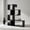 Black, variant on Demi Bonn 5-Tier S-Shaped Bookshelf Geometric Z-Shelf Bookcase with Open Cubes, Black