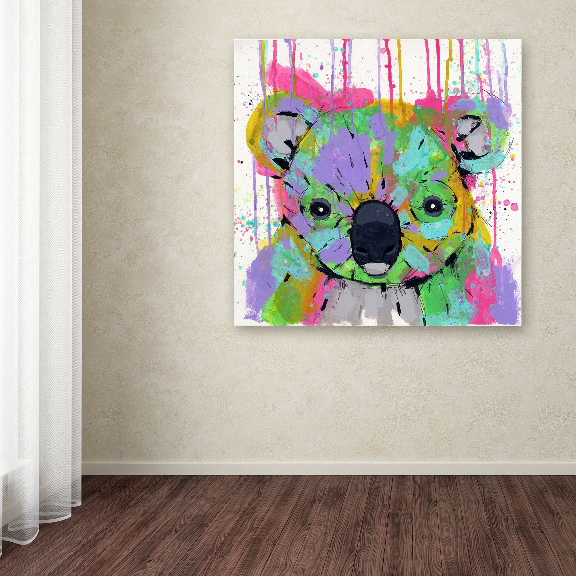 Trademark Fine Art 'Adorable Chaos' Canvas Art by Ric Stultz