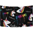 thumbnail image 4 of Coolnut Unicorn Tapestry Washable Polyester Art Wall Hanging Blanket for Living Room Bedroom Dorm Party, 90 x 60 Inch Home Decor Gifts, 4 of 7