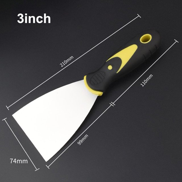 Grattoir à Pâte en Acier Inoxydable Outils de Peinture Outils de Construction