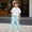 Blue, variant on Girls Boys Cotton Linen Pants Unisex Athletic Sweatpants Lightweight Elastic Waist Summer Harem Bloomers with Pockets (Pink 11-12 Years)