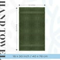 thumbnail image 6 of White Classic Hotel Collection Luxury Soft Cotton Hand Towels, Green, 16 x 30, 6 Pack, 6 of 7