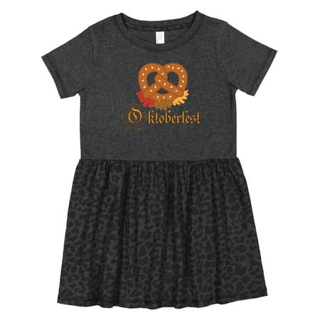 

Inktastic Oktoberfest Pretzel German Festival Girls Toddler Dress