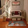 thumbnail image 6 of Hello Winter Door Mat Outdoor Front for Door,Gnome Snowflakes Let it Snow Holiday Welcome Doormat,Christmas Xmas Floor Rug for Porch Entrance Farmhouse Decor 30" x 17", 6 of 6