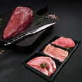 thumbnail image 4 of 5 Pack Extra Large Divided Catering Trays with Lids 14 x 7.7 x 1.6 Inch Charcuterie Board with Lid, 4 of 7