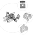 thumbnail image 4 of 10pcs Shelf Bracket Clips Stainless Shelf Supports Clips Pilaster Shelf Pegs, 4 of 6