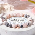 thumbnail image 2 of To My Mom Rose Quartz Bracelet,Mom Birthday Gift,Handmade Anxiety Bracelet for Women,Yoga Mediation Pink Beads Bracelet,Relaxation Healing Bracelet Gifts(Pink Zebra Jasper+Rose Quartz), 2 of 6