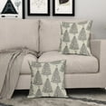 thumbnail image 3 of Grey Gary Christmas Pillow Covers 18x18 Set of 2 Xmas Tree Star Rustic Holiday Print Decorative Outdoor Pillowcases Farmhouse Vintage Winter Decorations Throw Cushion Case Decor for Couch Sofa Bed, 3 of 6