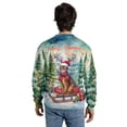 thumbnail image 5 of Merry Christmas Santa Reindeer Antlers Abyssinian Sleigh Xmas Winter Holiday All Over Print 3D Sweatshirt Unisex Merch Cat Lover Kitten Owner Gifts - 00023, 5 of 6