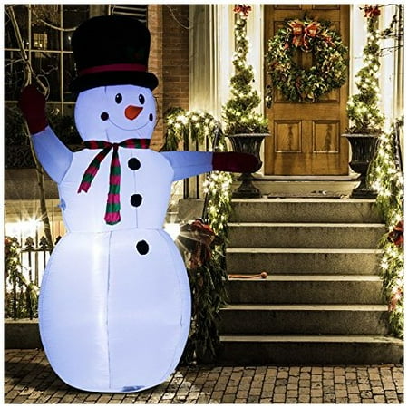 The Holiday Aisle Waving Snowman Led Lighted Outdoor Air Blown The Holiday Aisle Waving Snowman Led Lighted Outdoor Air Blown Inflatable Com