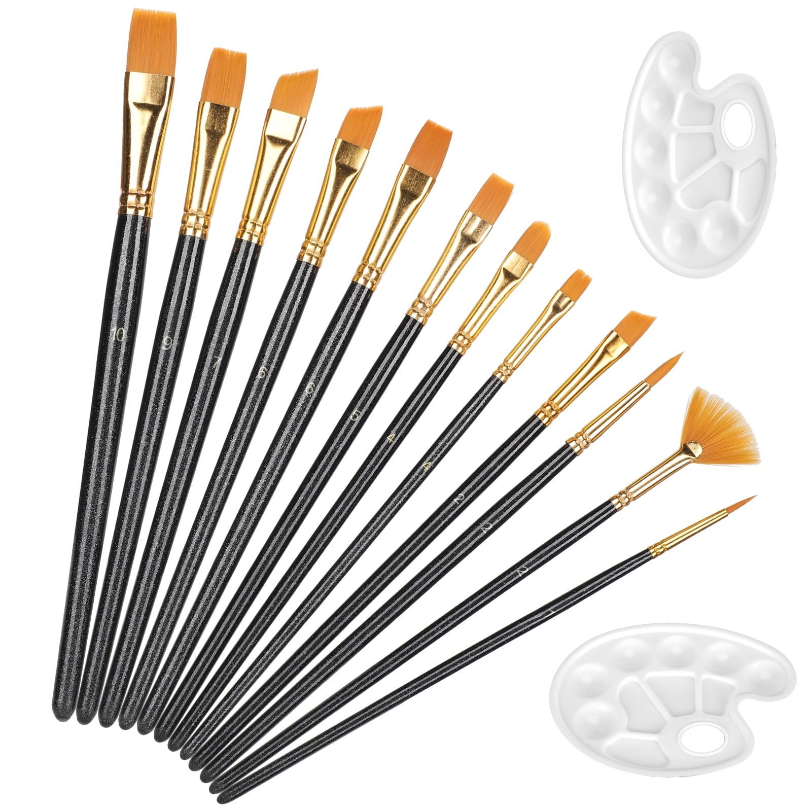 Paint Brushes Set, Paint Brushes, Paint Brush Holder For Acrylic