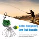 thumbnail image 3 of Copa de rosca hueca con hebilla de bloqueo de pesca portátil con carrete duradero para artes de pesca JShteea El nuevo, 3 of 9