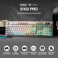 thumbnail image 2 of Teclado Gaming EPOMAKER Aula S102 PRO Membrane con pantalla TFT, 2 of 9