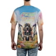 thumbnail image 5 of Welcome Spring Fairy Bloodhound in Flower Meadow All Over Print 3D Shirt Unisex Merch Dog Lover - 13002, 5 of 6