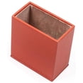 thumbnail image 6 of Leather Desk Set, 10 Pieces, Double Document Tray, Desk Organizer (Orange), 6 of 10