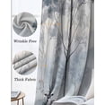 thumbnail image 3 of Gray Ombre Forest Blackout Curtains for Bedroom Living Room Darkening Curtains 54 Inch Long Watercolor Trees Mountain Short Curtain for Small Window Treatment Insulated Grommet Drapes 42"x54"x2, 3 of 9