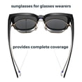 thumbnail image 4 of Gafas de Sol Polarizadas Miopía, Gafas de Sol, Espejo Único, Usos Dual, Gafas de Sol para Exterior, Gafas de Sol para Interior, Gafas de Sol Ligeros, Gafas de Sol con Correa, Acetato de, 4 of 7