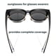 thumbnail image 4 of Gafas de Sol Polarizadas Miopía, Gafas de Sol, Espejo Único, Usos Dual, Gafas de Sol para Exterior, Gafas de Sol para Interior, Gafas de Sol Ligeros, Gafas de Sol con Correa, Acetato de, 4 of 7
