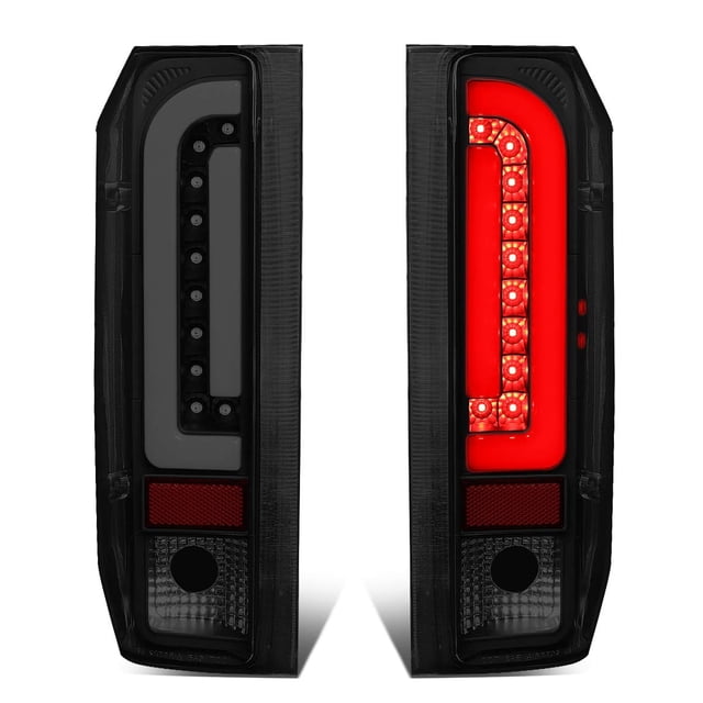 Conjunto de luces traseras DNA MOTORING TL-F15094-LED-3D-BK-SM LED