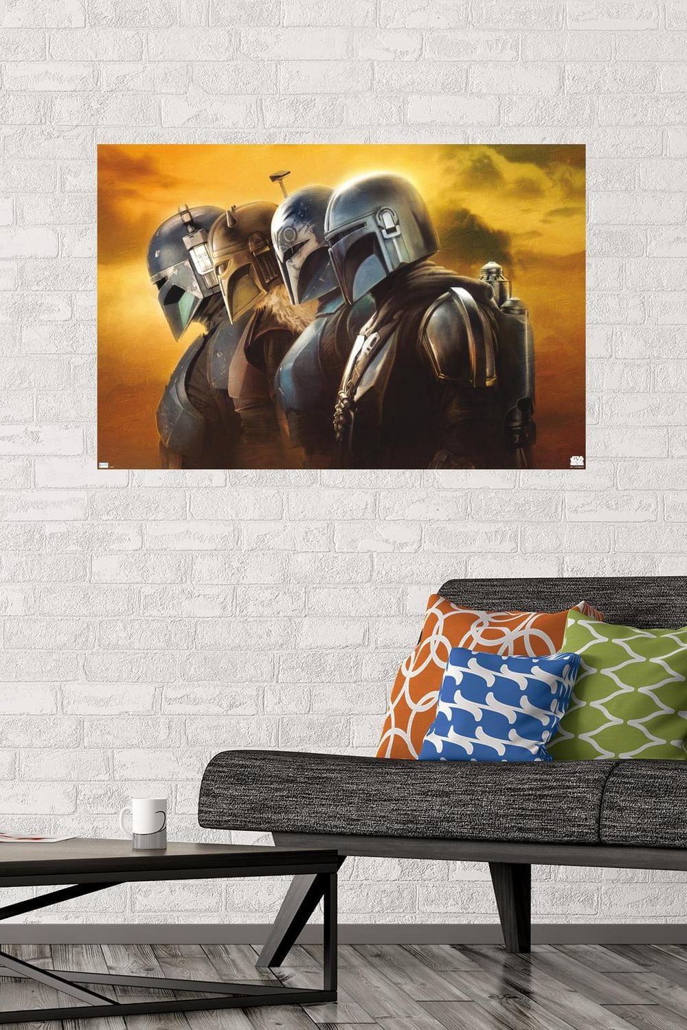 Star Wars: The Mandalorian Season 3 - Helmets Wall Poster