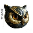 thumbnail image 3 of Owl Sculpture, Elegant Modern Home Decor Figurine with Handcrafted Smooth Polished Texture, Gifts for Animal Lovers Women Men(Resin Material), 3 of 5