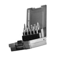 thumbnail image 3 of 10pcs Archivos rotativos de carburo Accesorios de vástagos de 1/4 "para talla de metal con caja de almacenamiento resistente multipropósito, 3 of 8