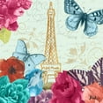 thumbnail image 2 of Pinto, Patricia 20x20 White Modern Wood Framed Museum Art Print Titled - Belles Fleurs à Paris I, 2 of 4