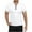 White, variant on KBODIU Men's Regular-Fit Polo Shirt Summer Short Sleeve V Neck Soft Tees Classic Basic Zipper Tshirts (Available in Big & Tall)