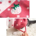 thumbnail image 6 of GASTROPOD Pet Clothes, Cat Sweater Winter Warm Puppy Clothes Strawberry Knitwear Turtleneck Dog Sweaters for Cats Puppy, 6 of 7