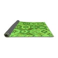 thumbnail image 2 of Ahgly Company Indoor Round Southwestern Green Country Area Rugs, 6' Round, 2 of 4
