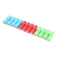 thumbnail image 3 of 12 pinzas para bolsas de pan, de plástico ABS resistente, 3 colores, fáciles de usar, para el hogar, la cocina y viajes., 3 of 14