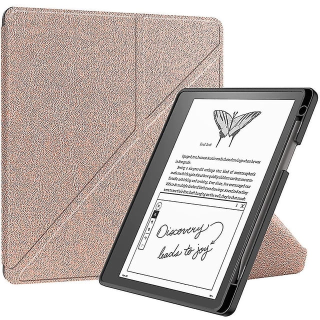 For Kindle Scribe 2022 Cover 10.2 Inch Multi-folding Stand Soft Pu Leather