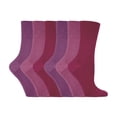 thumbnail image 1 of Gentle Grip - 6 Pairs Ladies Gentle Grip Non Elastic Crew Socks, 1 of 2