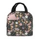 thumbnail image 1 of Disketp Floral Insects Bolsa Térmica para Almuerzo para Hombre y Mujer, Ideal para Trabajo, Senderismo y Picnic, 1 of 8