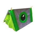 thumbnail image 1 of Methold Tienda triangular para hámster - Relación -precio Ventana multifuncional Malla transpirable Rata Ardilla Hurón Conejo enano Hábitats y jaulas para animales pequeños verde 28*20*16, 1 of 6